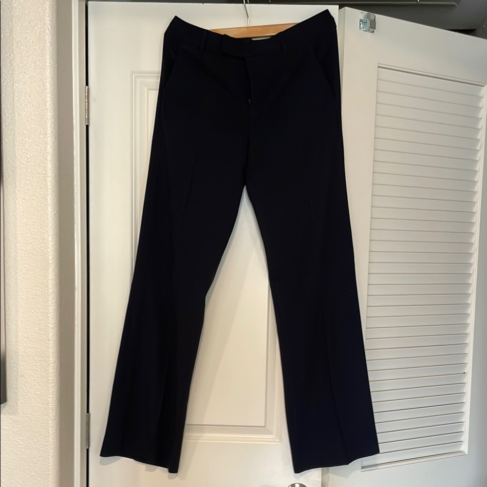 VINCE Navy Blue Straight Leg Pants